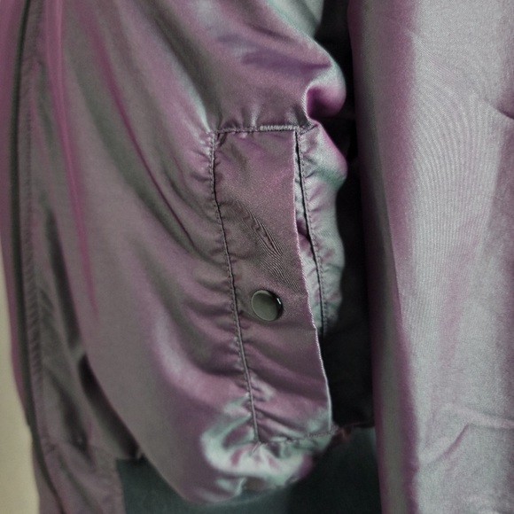 Puma Iridescent purple bomber jacket - Picture 3 of 5